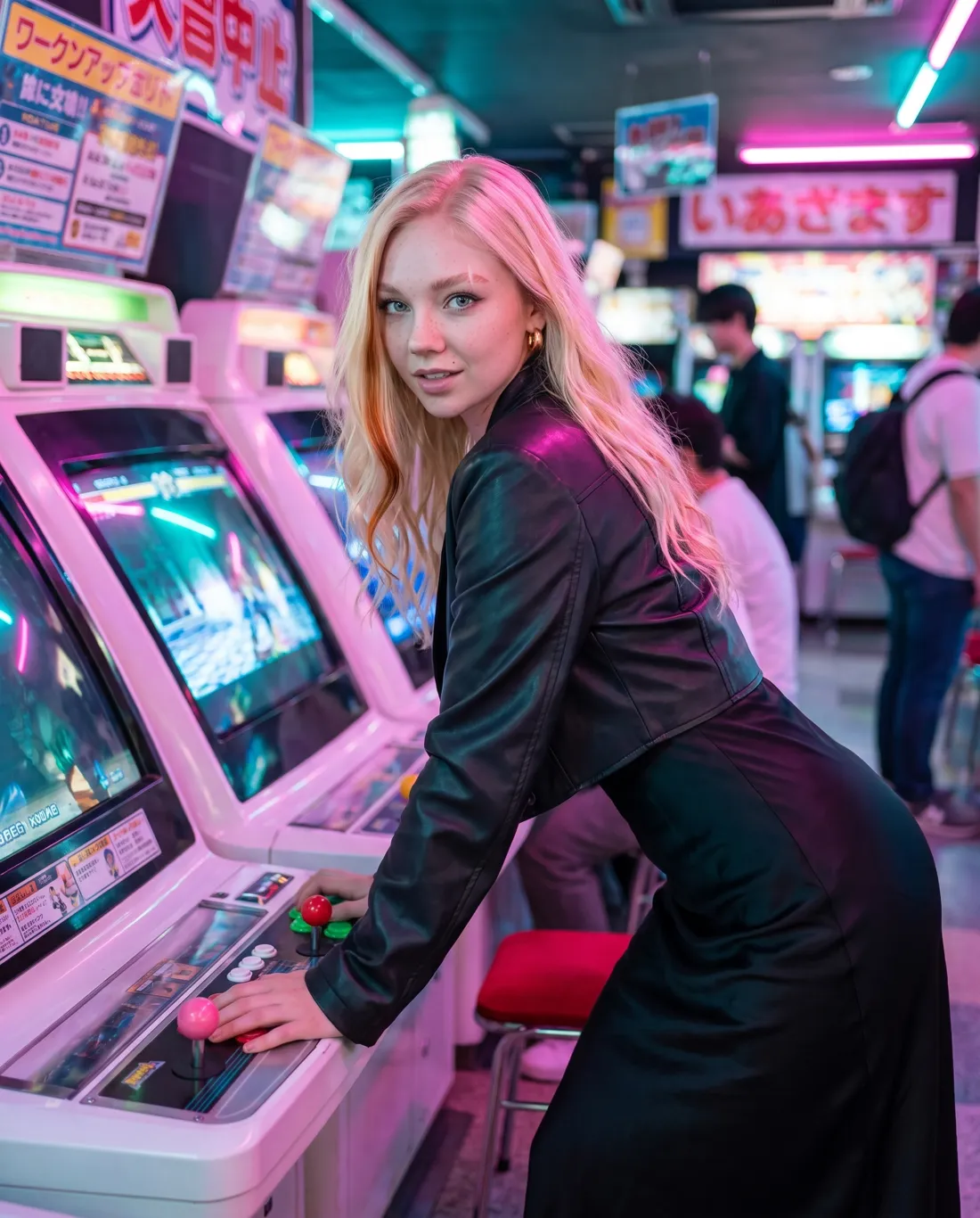 Arcade néon, monde Tokyo 2077